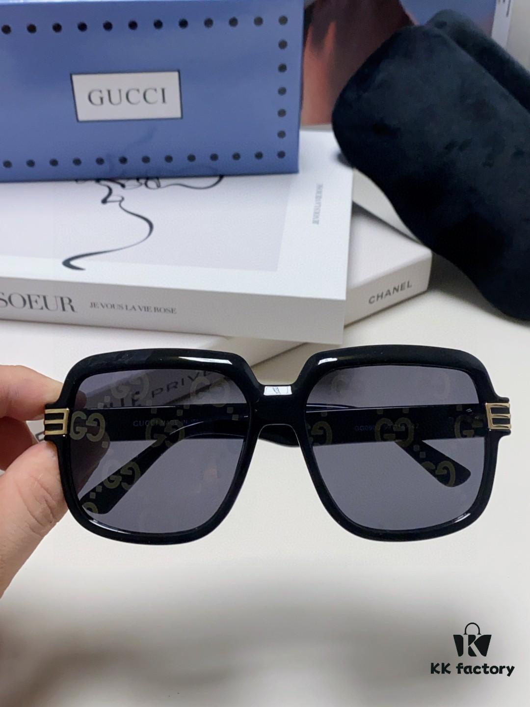 6931fe503a89a121ed54e728 Gucci 2025 New Arrival Classic Round Frame Unisex Design, Flattering on All Face Shapes, Perfect Match for Coats and Dresses, Iridescent Lens UV-Protective Sunglasses