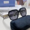 6931fe513a89a121ed54e72c Gucci 2025 New Arrival Classic Round Frame Unisex Design, Flattering on All Face Shapes, Perfect Match for Coats and Dresses, Iridescent Lens UV-Protective Sunglasses