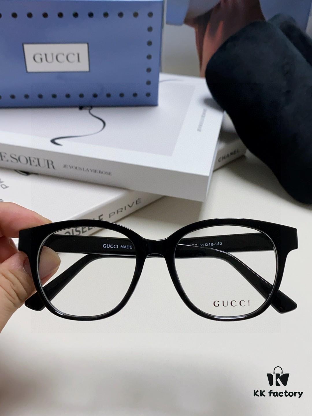 6931fe573a89a121ed54e778 Gucci 2025 New Arrival Women's Woven Art Close-Leg Frame Black Optical Glasses with Classic Red-Green Band, Fashionable Eyewear for Men and Women