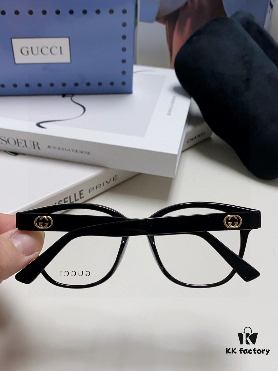 6931fe573a89a121ed54e779 Gucci 2025 New Arrival Women's Woven Art Close-Leg Frame Black Optical Glasses with Classic Red-Green Band, Fashionable Eyewear for Men and Women