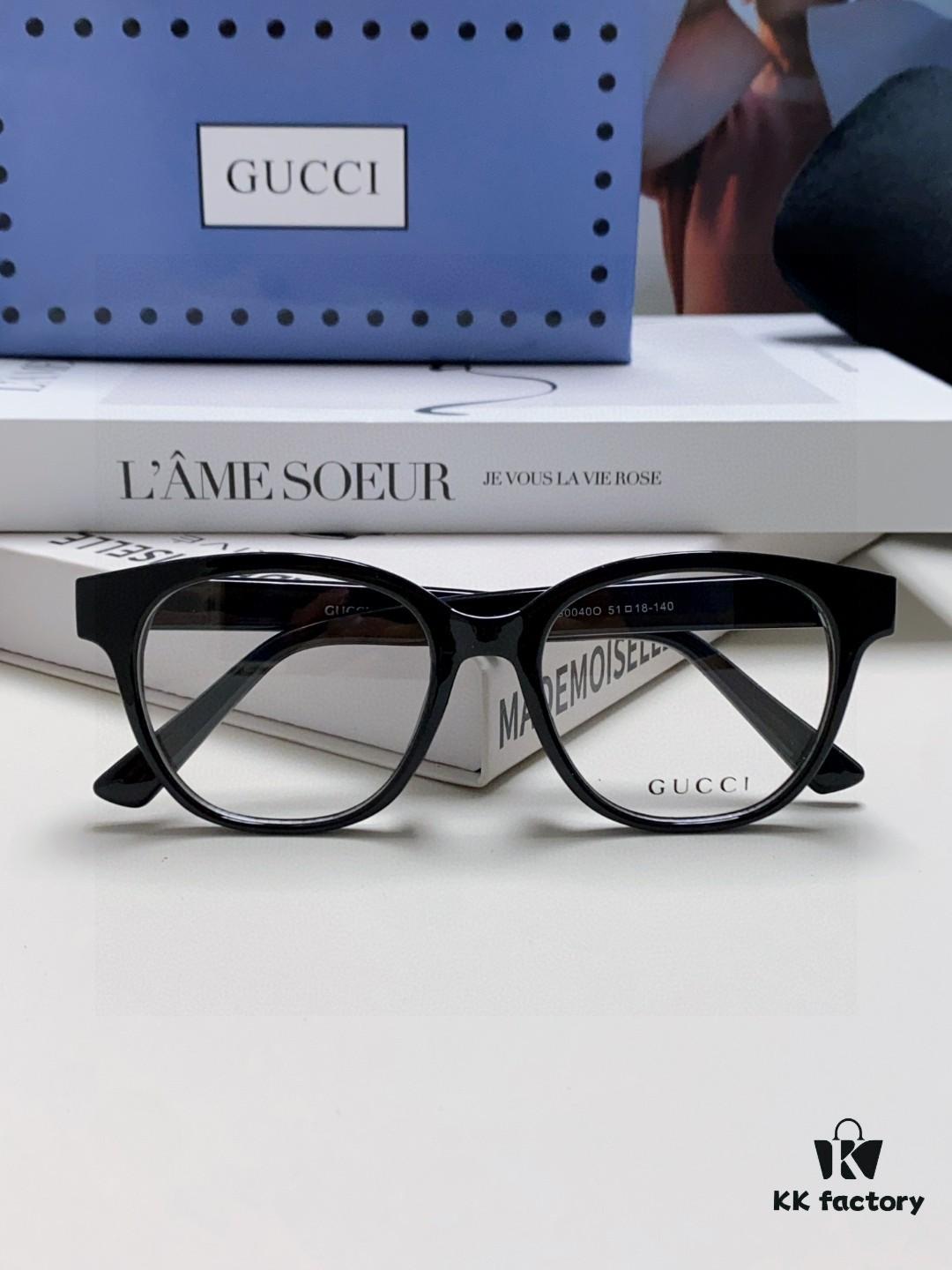 6931fe573a89a121ed54e77b Gucci 2025 New Arrival Women's Woven Art Close-Leg Frame Black Optical Glasses with Classic Red-Green Band, Fashionable Eyewear for Men and Women