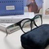 6931fe583a89a121ed54e786 Gucci 2025 New Arrival Women's Woven Art Close-up Frame Black Fashion Sunglasses with Classic Red and Green Band