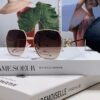 Gucci 2025 New Fashion Retro Stylish and Comfortable Unisex Sunglasses with Metallic Avant-Garde Design, Versatile Trendy Shades Model 1207SA