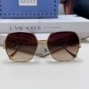 Gucci 2025 New Fashion Retro Stylish and Comfortable Unisex Sunglasses with Metallic Avant-Garde Design, Versatile Trendy Shades Model 1207SA