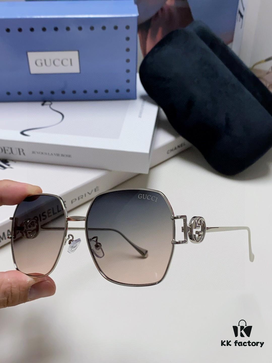 6931fe5b3a89a121ed54e7b0 Gucci 2025 New Fashion Retro Stylish and Comfortable Unisex Sunglasses with Metal Avant-Garde Design, Versatile Trendy Shades Model 1207SA