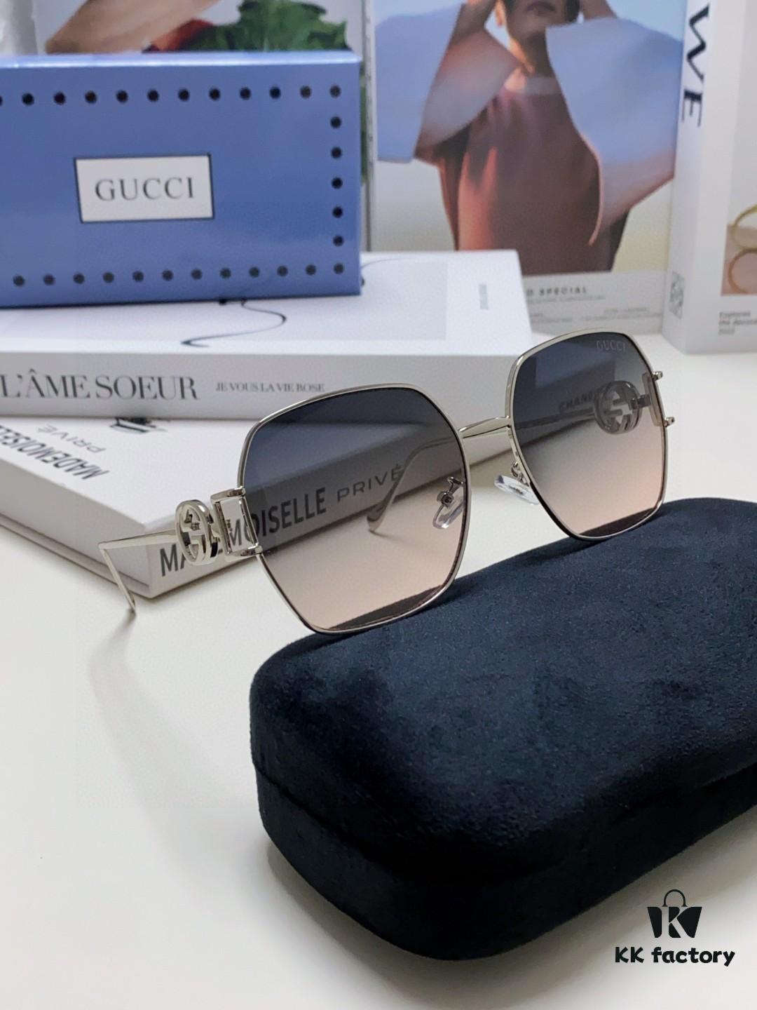 6931fe5b3a89a121ed54e7b2 Gucci 2025 New Fashion Retro Stylish and Comfortable Unisex Sunglasses with Metal Avant-Garde Design, Versatile Trendy Shades Model 1207SA