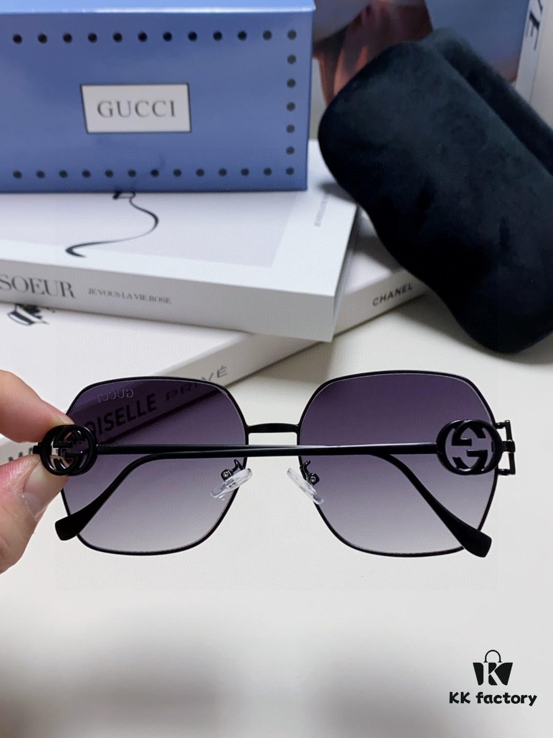6931fe5b3a89a121ed54e7b9 Gucci 2025 New Arrival Fashion Retro Unisex Sunglasses with Metal Frame, Stylish and Comfortable Avant-Garde Design