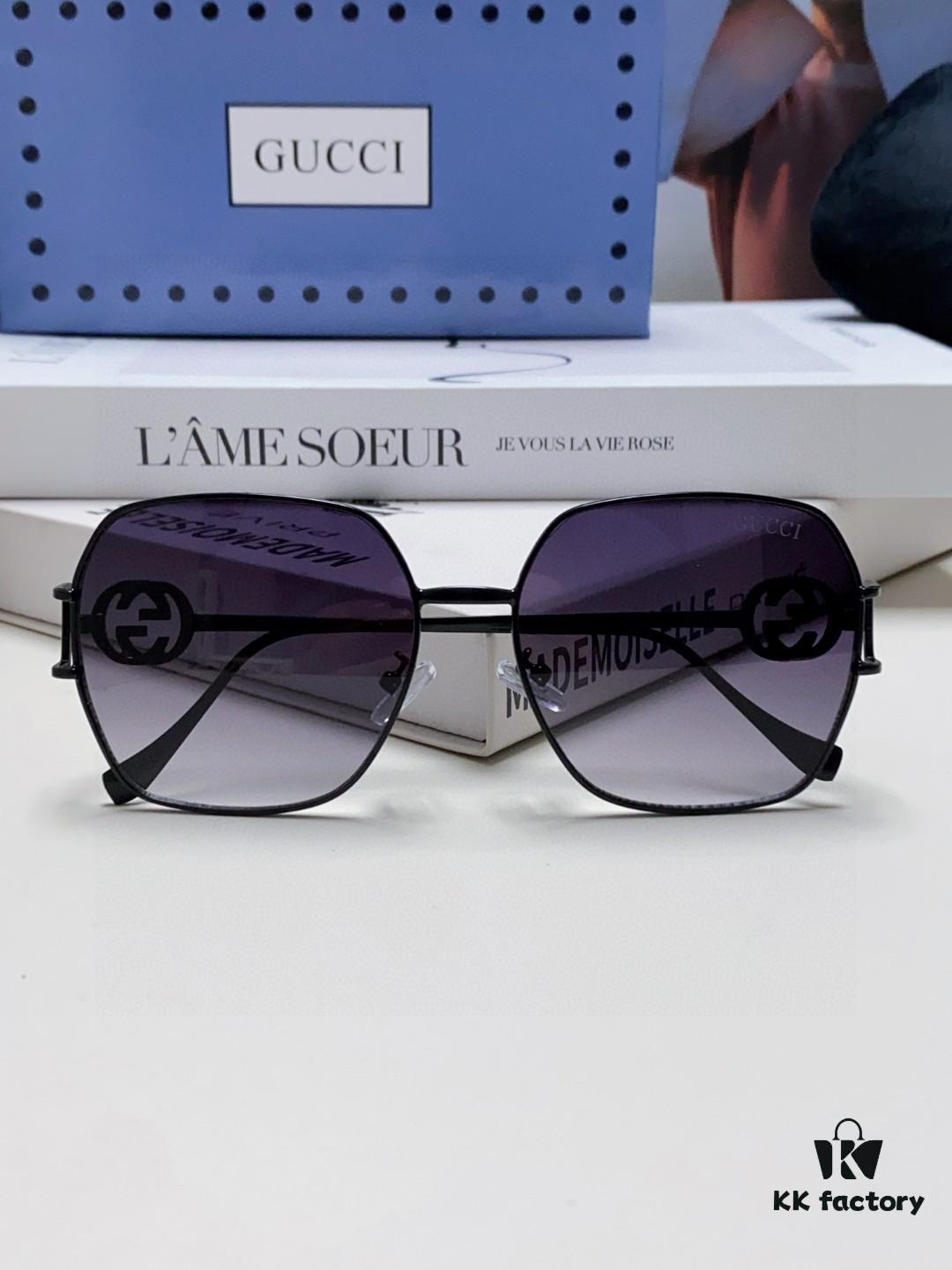 6931fe5c3a89a121ed54e7bb Gucci 2025 New Arrival Fashion Retro Unisex Sunglasses with Metal Frame, Stylish and Comfortable Avant-Garde Design
