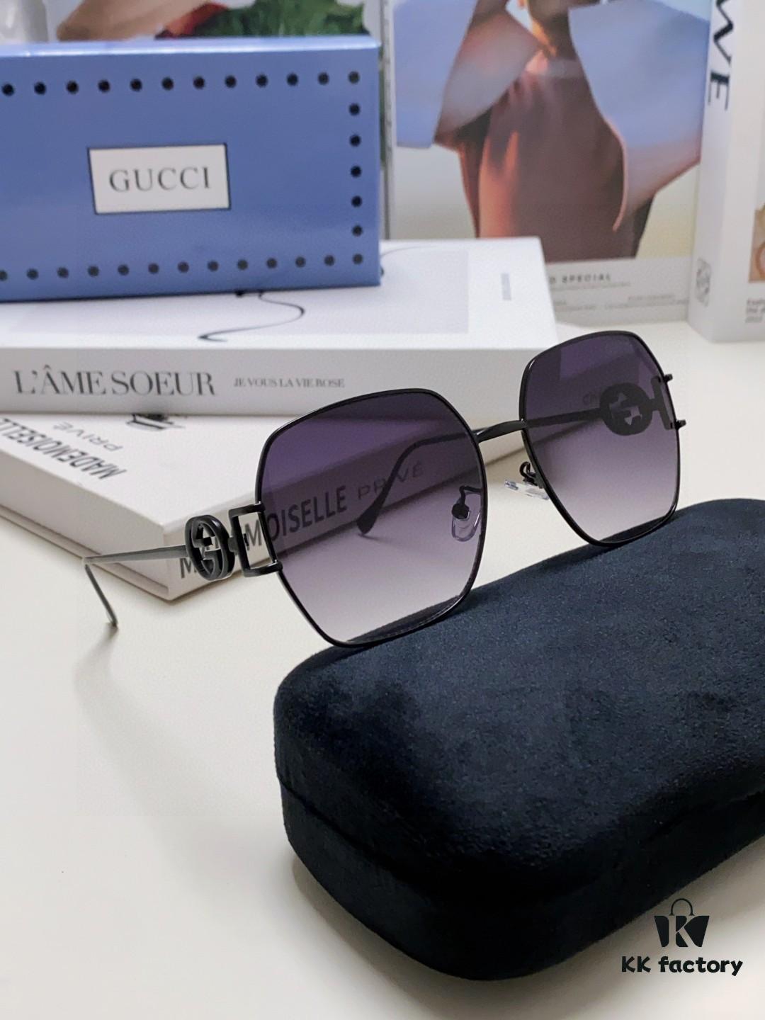 6931fe5c3a89a121ed54e7bc Gucci 2025 New Arrival Fashion Retro Unisex Sunglasses with Metal Frame, Stylish and Comfortable Avant-Garde Design