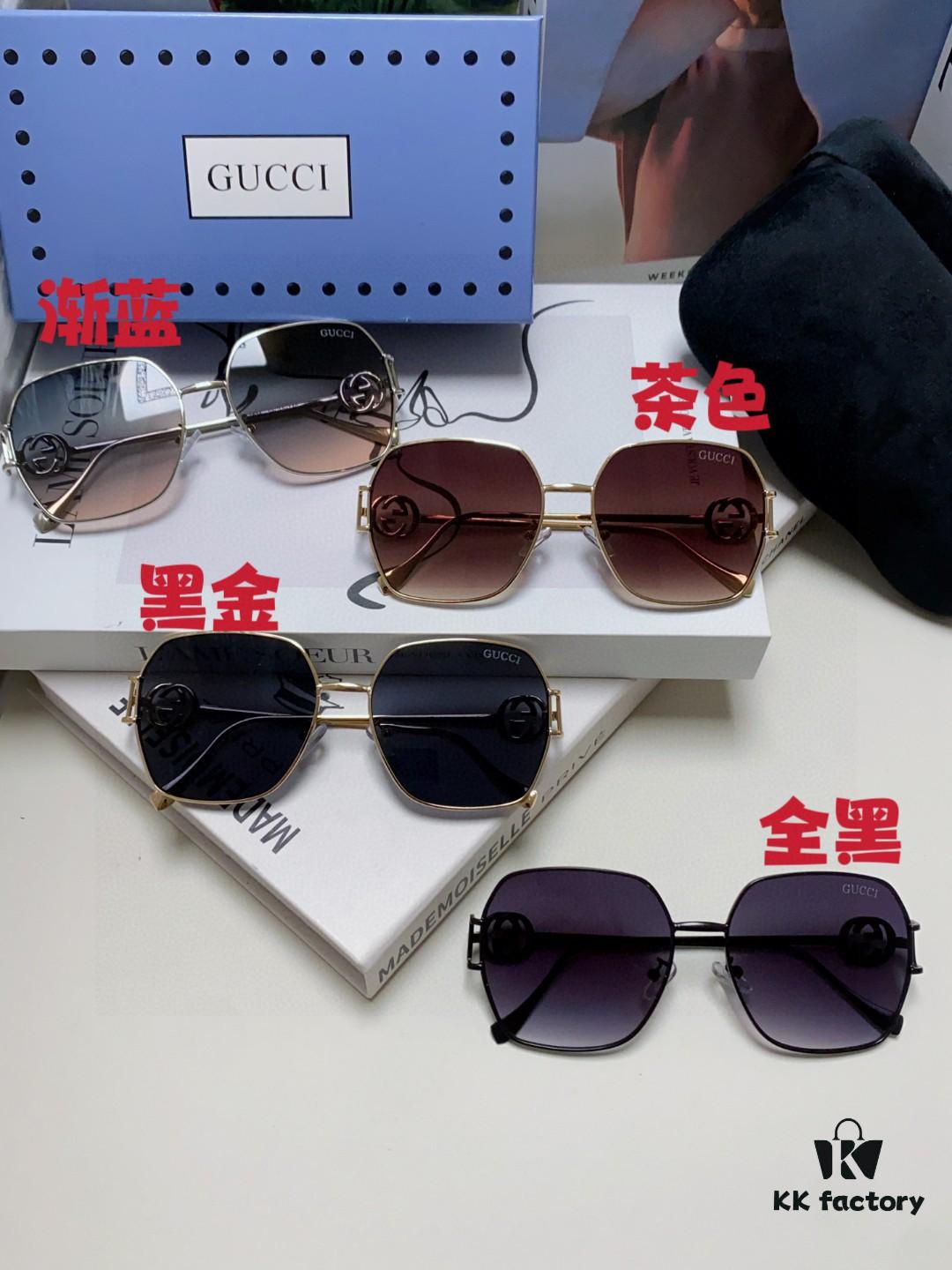 6931fe5c3a89a121ed54e7be Gucci 2025 New Arrival Fashion Retro Unisex Sunglasses with Metal Frame, Stylish and Comfortable Avant-Garde Design