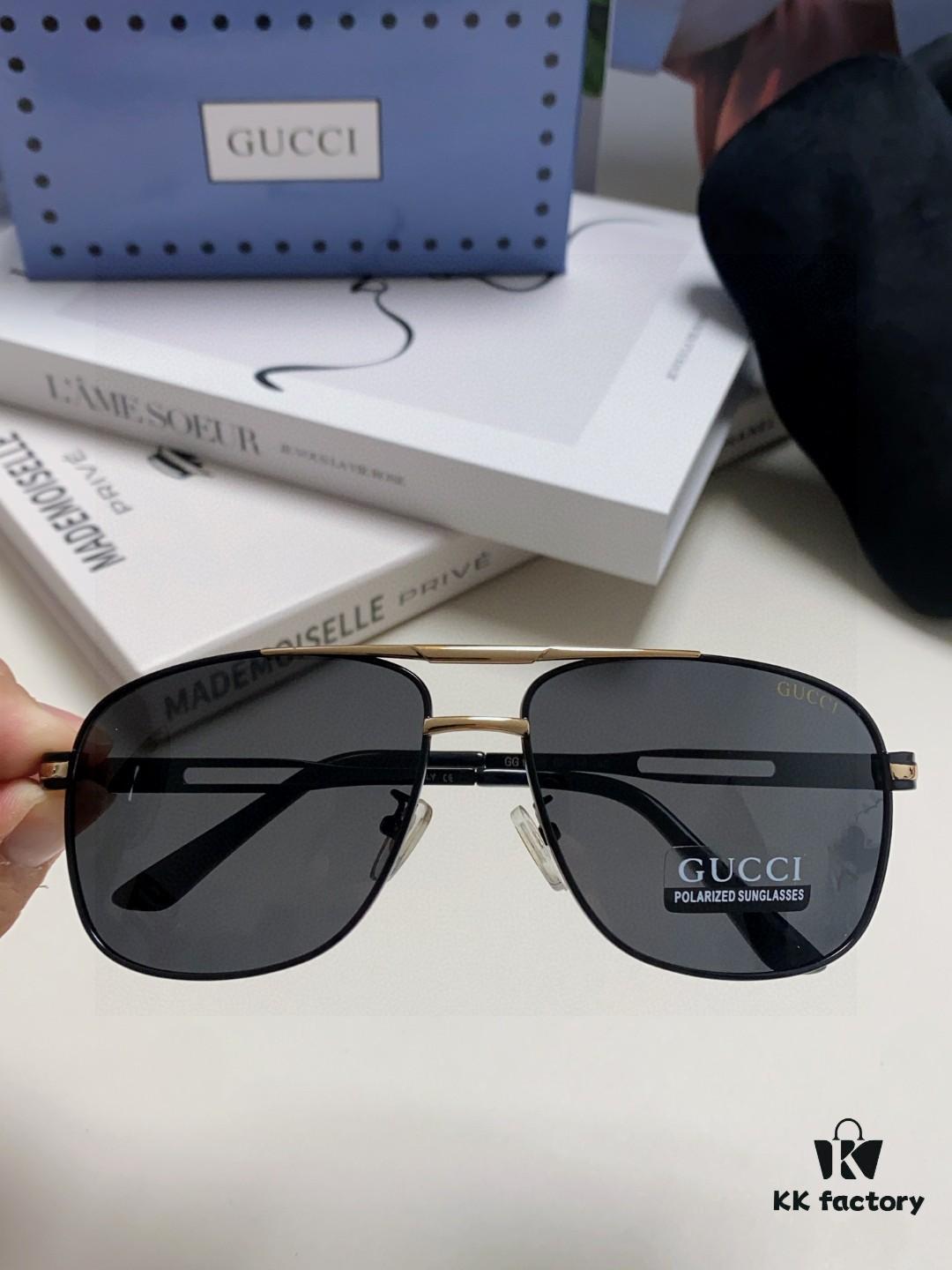 6931fe5f3a89a121ed54e7ea Gucci 2025 New Arrival Men's Sunglasses, Polarized UV-Protective Driving Glasses with Blue Inner Coating, Premium Style for Driving, Fishing and Outdoor Use