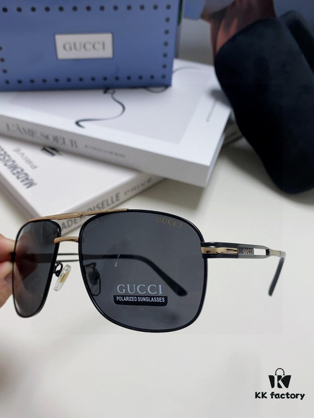 6931fe5f3a89a121ed54e7ec Gucci 2025 New Arrival Men's Sunglasses, Polarized UV-Protective Driving Glasses with Blue Inner Coating, Premium Style for Driving, Fishing and Outdoor Use