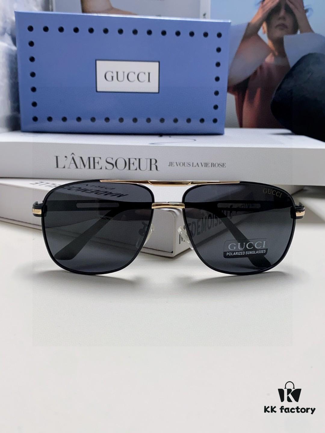 6931fe5f3a89a121ed54e7ed Gucci 2025 New Arrival Men's Sunglasses, Polarized UV-Protective Driving Glasses with Blue Inner Coating, Premium Style for Driving, Fishing and Outdoor Use