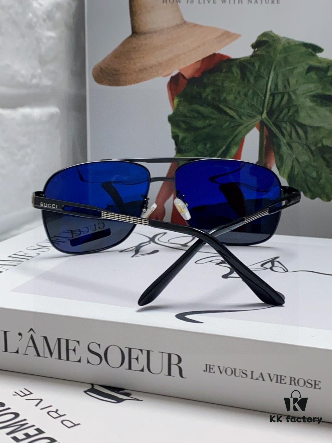 6931fe603a89a121ed54e7f3 Gucci 2025 New Arrival Men's Sunglasses, Polarized UV-Protective Driving Glasses for Men, Blue Mirror Coating, Premium Style