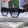 Gucci 2025 New Arrival Influencer Sunglasses for Women, Black Oversized Frame Polarized Sunglasses, Round Face Friendly Celebrity Style Unisex Sun Glasses