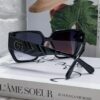 Gucci 2025 New Arrival Influencer Sunglasses for Women, Black Oversized Frame Polarized Sunglasses, Round Face Friendly Celebrity Style Unisex Sun Glasses