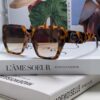 Gucci 2025 New Arrival Influencer Sunglasses for Women, Oversized Black Polarized Sunglasses, Round Face Friendly Celebrity Style Unisex Sun Glasses