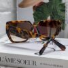 Gucci 2025 New Arrival Influencer Sunglasses for Women, Oversized Black Polarized Sunglasses, Round Face Friendly Celebrity Style Unisex Sun Glasses