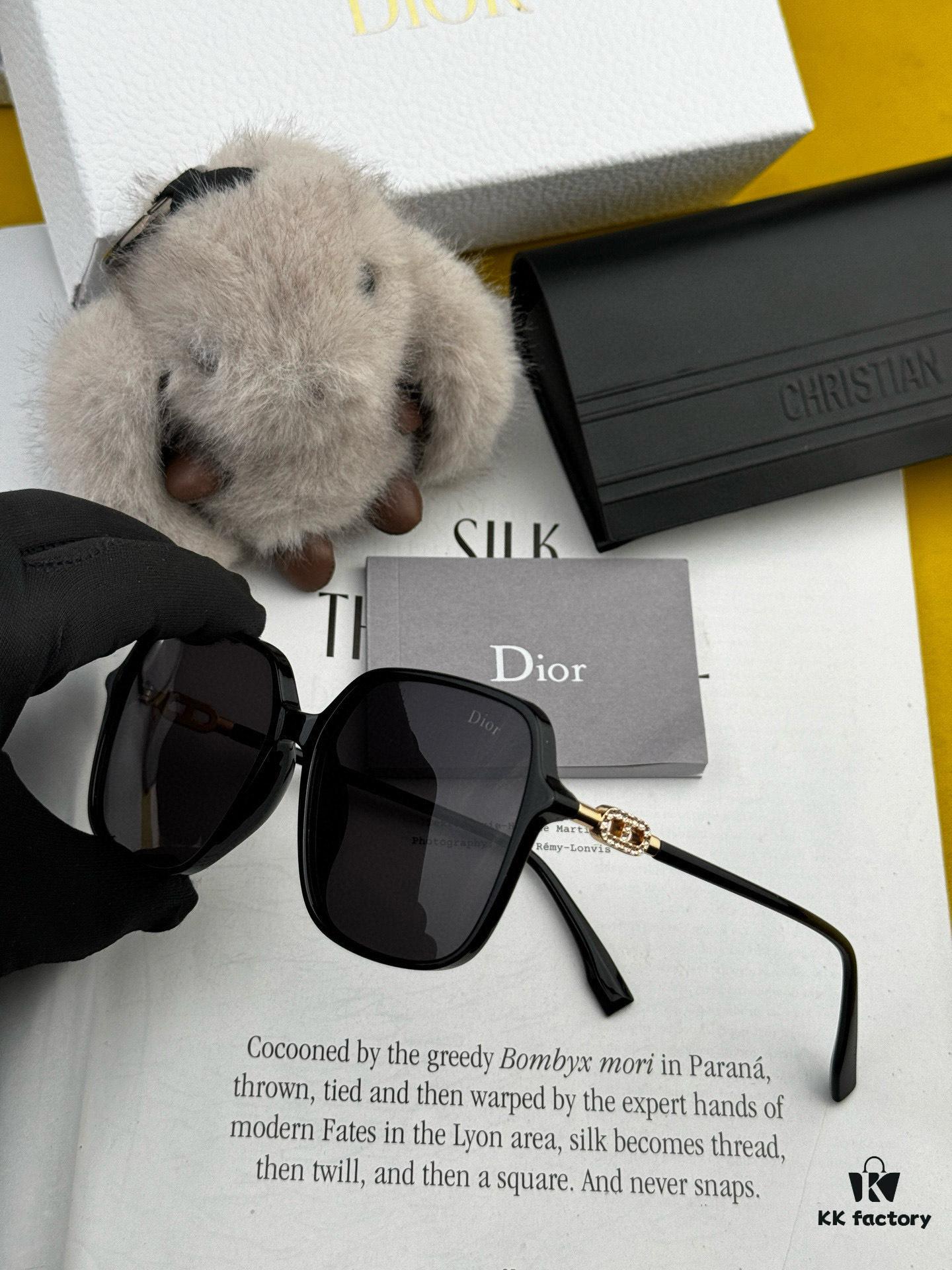 6931fe643a89a121ed54e827 DIOR 2025 Spring New Arrival Trendy Best-Selling Fashion Round Frame Polarized Sunglasses, High-Quality Lightweight TR Frame, Comfortable Wear, Influencer-Style Women's HD Thickened Polarized Sunglasses 🕶️