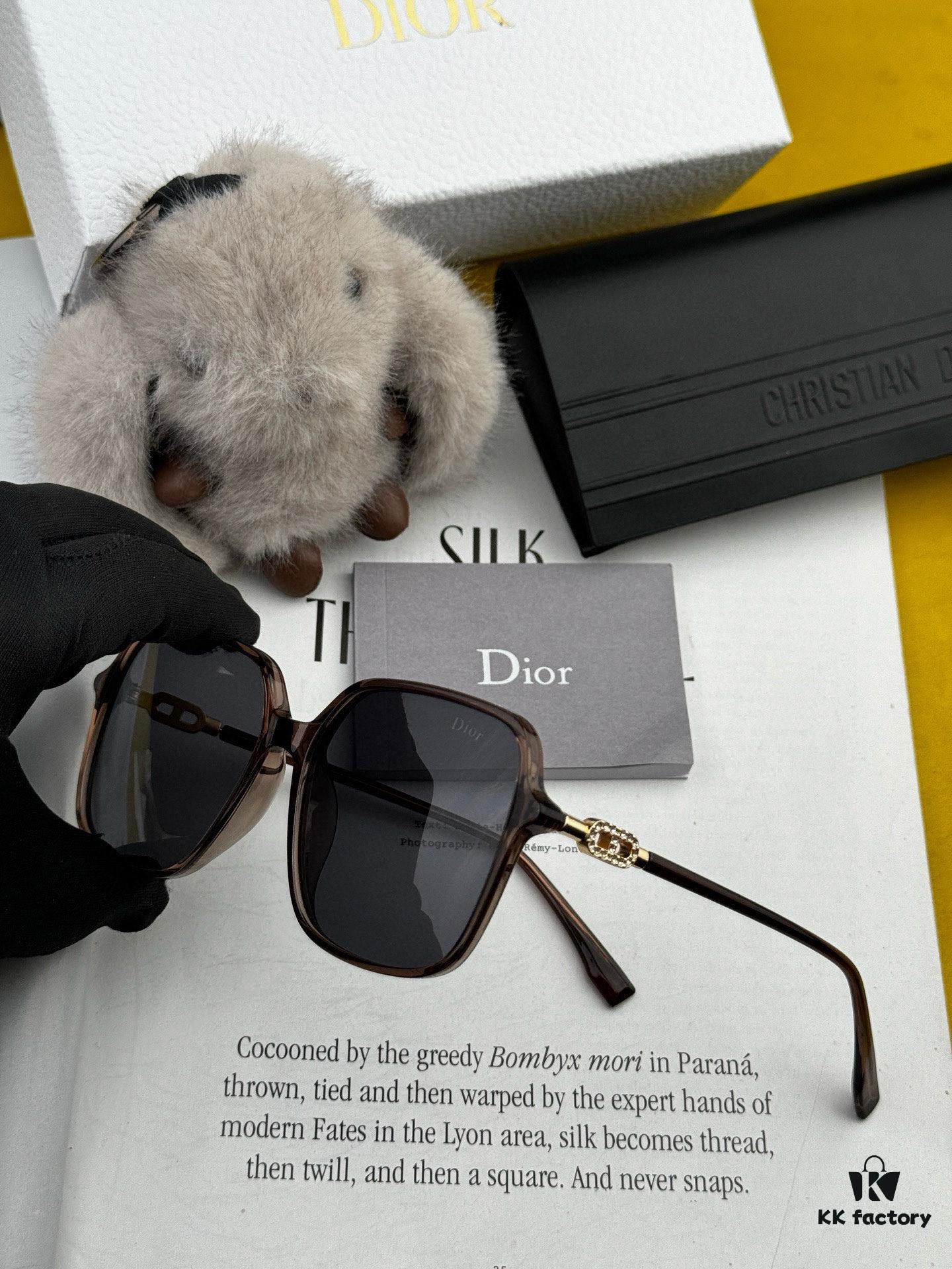 6931fe643a89a121ed54e828 DIOR 2025 Spring New Arrival Trendy Best-Selling Fashion Round Frame Polarized Sunglasses, High-Quality Lightweight TR Frame, Comfortable Wear, Influencer-Style Women's HD Thickened Polarized Sunglasses 🕶️