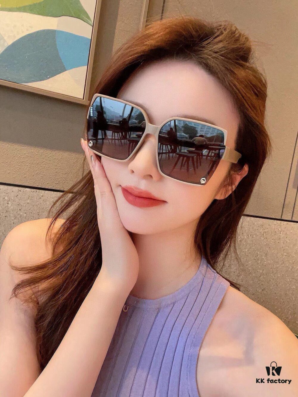 6931fe643a89a121ed54e82a 【DIOR】2025 Spring New Arrival Trendy Fashion Rectangular Polarized Sunglasses, High-Quality Comfortable Fit, Influencer Popular Style, Women's HD Thickened Polarized Sunglasses 🕶️ High-Quality TR Frame Model: CD1422