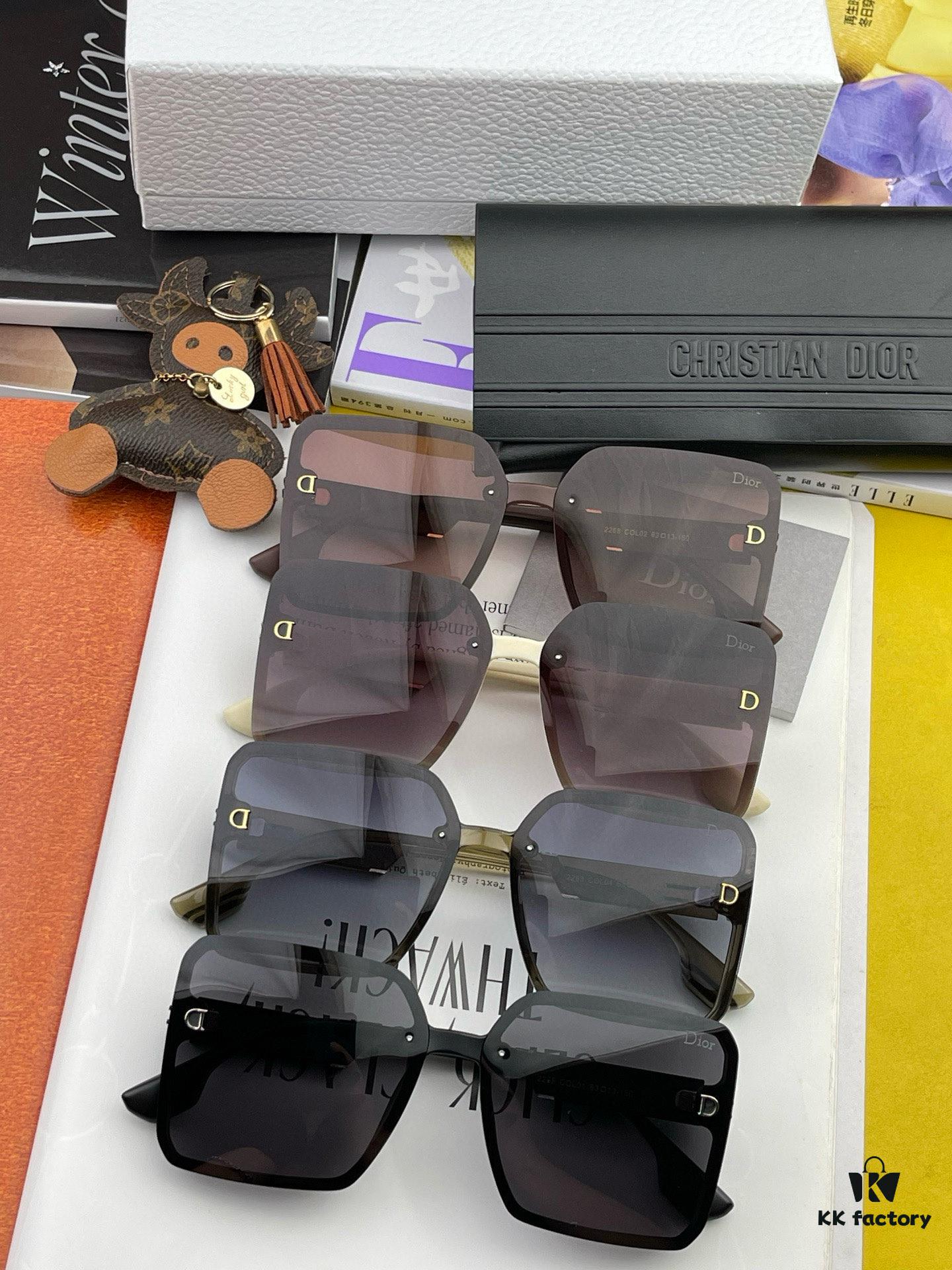 6931fe653a89a121ed54e83b 【DIOR】2025 Spring New Arrival Trendy Fashion Square Polarized Sunglasses High-Quality Comfortable Fit Influencer Style Women's HD Polarized Sunglasses 🕶️ Premium TR Frame Model: CD2682