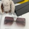 DIOR 2025 New Women's Square Sunglasses, Driving Sunglasses, New Lightweight Metal Rimless Sunglasses, Stylish, Elegant, Comfortable and Luxurious