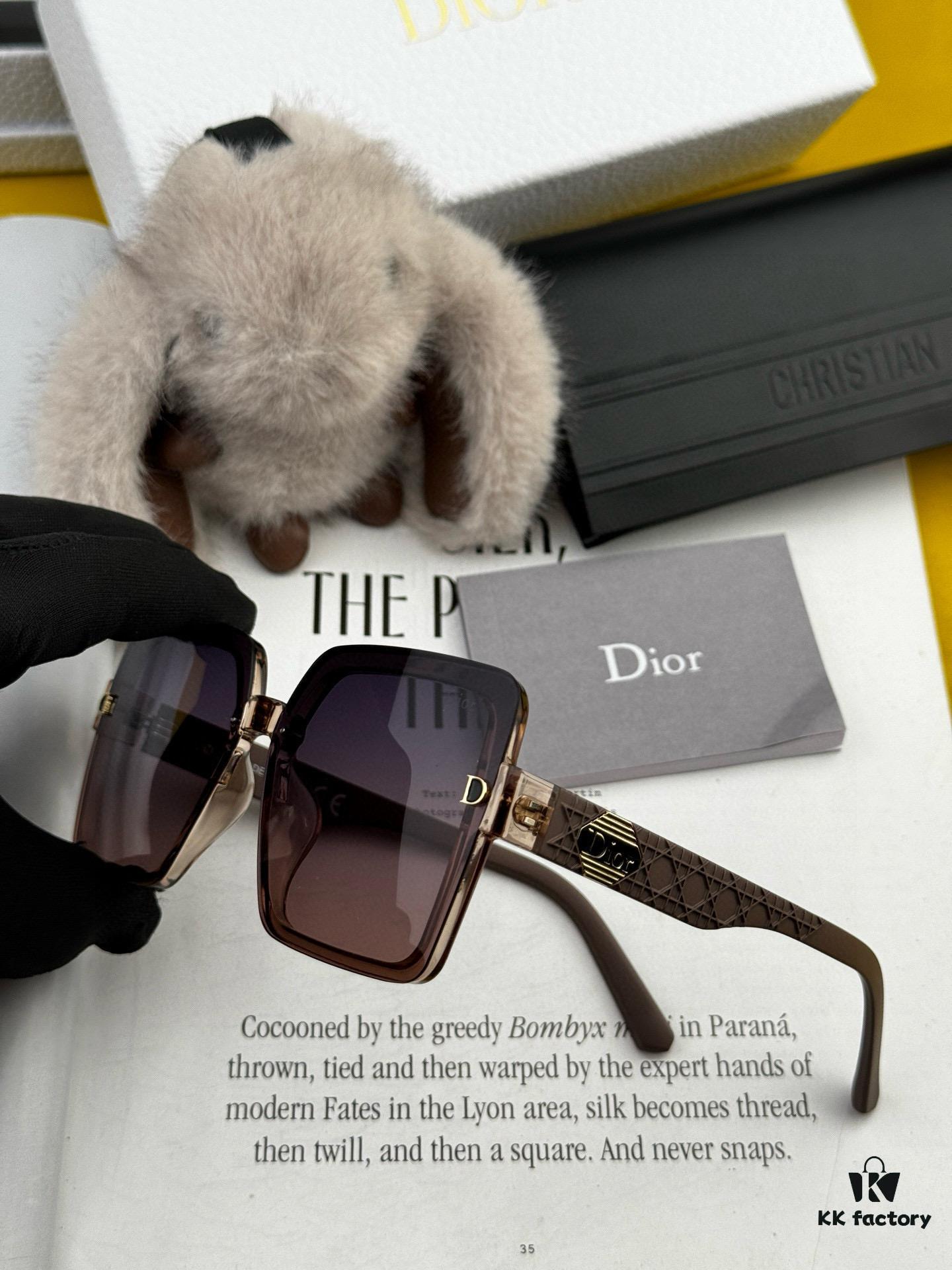 6931fe6f3a89a121ed54e8bf DIOR 2025 Spring New Arrival Trendy Fashion Square Polarized Sunglasses High-Quality Comfortable Wear Influencer Style Women's HD Thickened Polarized Sunglasses