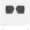 6931fe703a89a121ed54e8c3 Dior 30 Montaigne S7U SS2023 Sunglasses – Thickened 3.0 with Blue Inner Lens Coating, Frameless Luxury Design with 'CD' Logo on Dark Ruthenium Temples