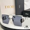 6931fe703a89a121ed54e8c4 Dior 30 Montaigne S7U SS2023 Sunglasses – Thickened 3.0 with Blue Inner Lens Coating, Frameless Luxury Design with 'CD' Logo on Dark Ruthenium Temples