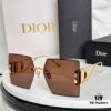 6931fe703a89a121ed54e8c5 Dior 30 Montaigne S7U SS2023 Sunglasses – Thickened 3.0 with Blue Inner Lens Coating, Frameless Luxury Design with 'CD' Logo on Dark Ruthenium Temples