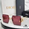 6931fe703a89a121ed54e8c8 Dior 30 Montaigne S7U SS2023 Sunglasses – Thickened 3.0 with Blue Inner Lens Coating, Frameless Luxury Design with 'CD' Logo on Dark Ruthenium Temples