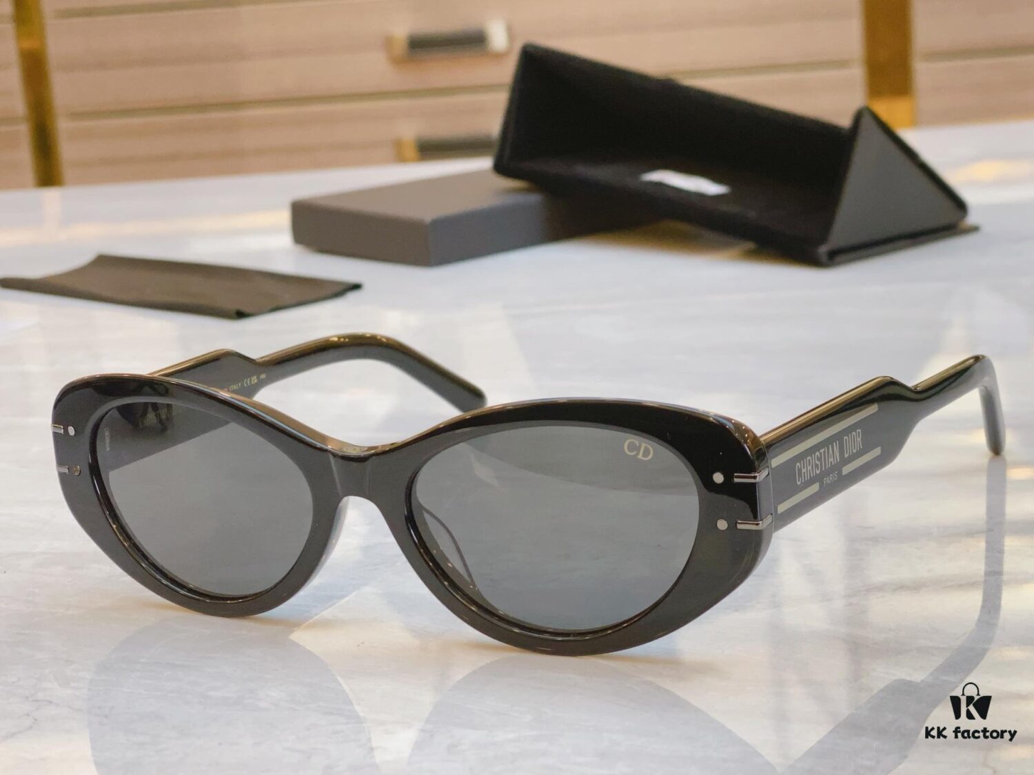 6931fe753a89a121ed54e904 Dior New Model Sunglasses, MODEL: Diorsignature B8U, SIZE: 55□19-145