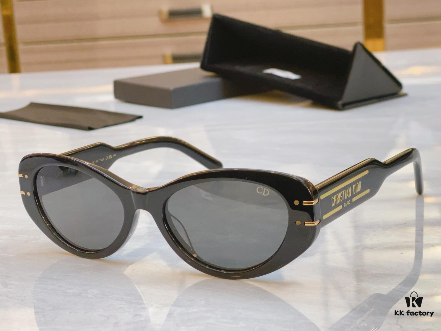 6931fe753a89a121ed54e905 Dior New Model Sunglasses, MODEL: Diorsignature B8U, SIZE: 55□19-145