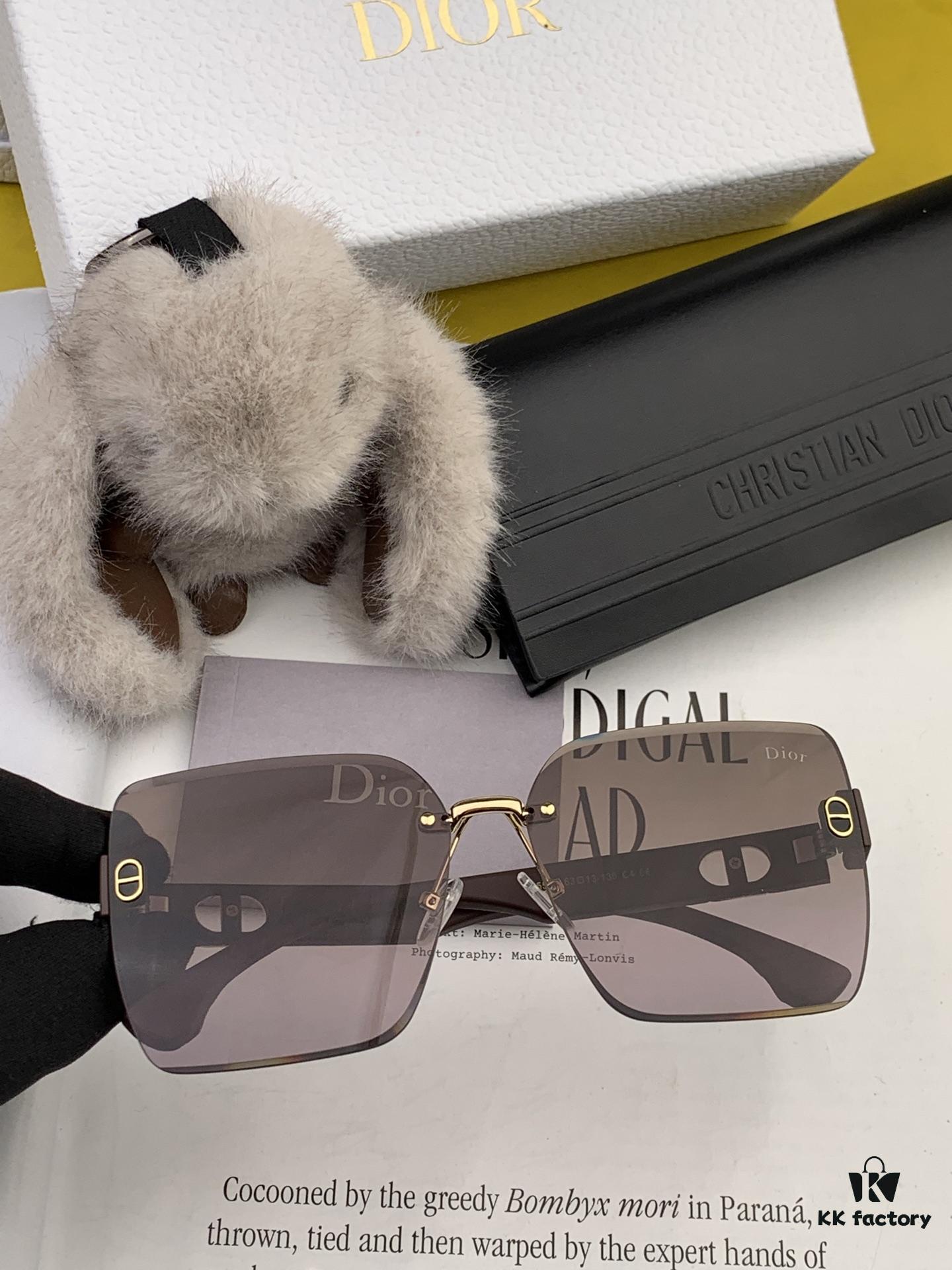6931fe793a89a121ed54e93a 【DIOR - Dior】2025 Spring New Arrival Trendy Popular Fashion Square Sunglasses High Quality Comfortable Fit Influencer Style Sunglasses Model: D3550