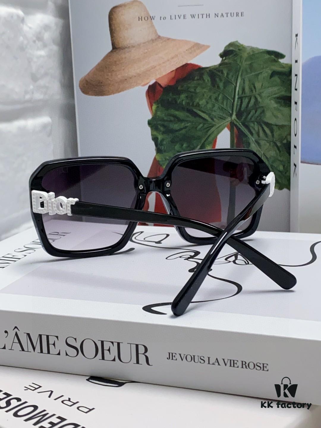 6931fe873a89a121ed54e9f4 DIOR Dior Large Frame 2025 New Arrival Asymmetric D Letter Design Fully Paved with Micro Diamonds 💎 Classic Timeless Square Shape with Asymmetric Accent on the Left Fashion Best-Selling Eyeglasses Sunglasses