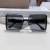 Dior 2025 New Large Frame Women's Sunglasses, Square Edged Rimless UV Protection Vacation Sunglasses