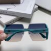 Dior 2025 New Large Frame Women's Sunglasses, Square Edged Frameless UV-Protective Vacation Sunglasses
