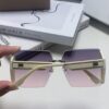 Dior 2025 New Large Frame Women's Sunglasses, Square Edged Rimless UV-Protective Vacation Sunglasses