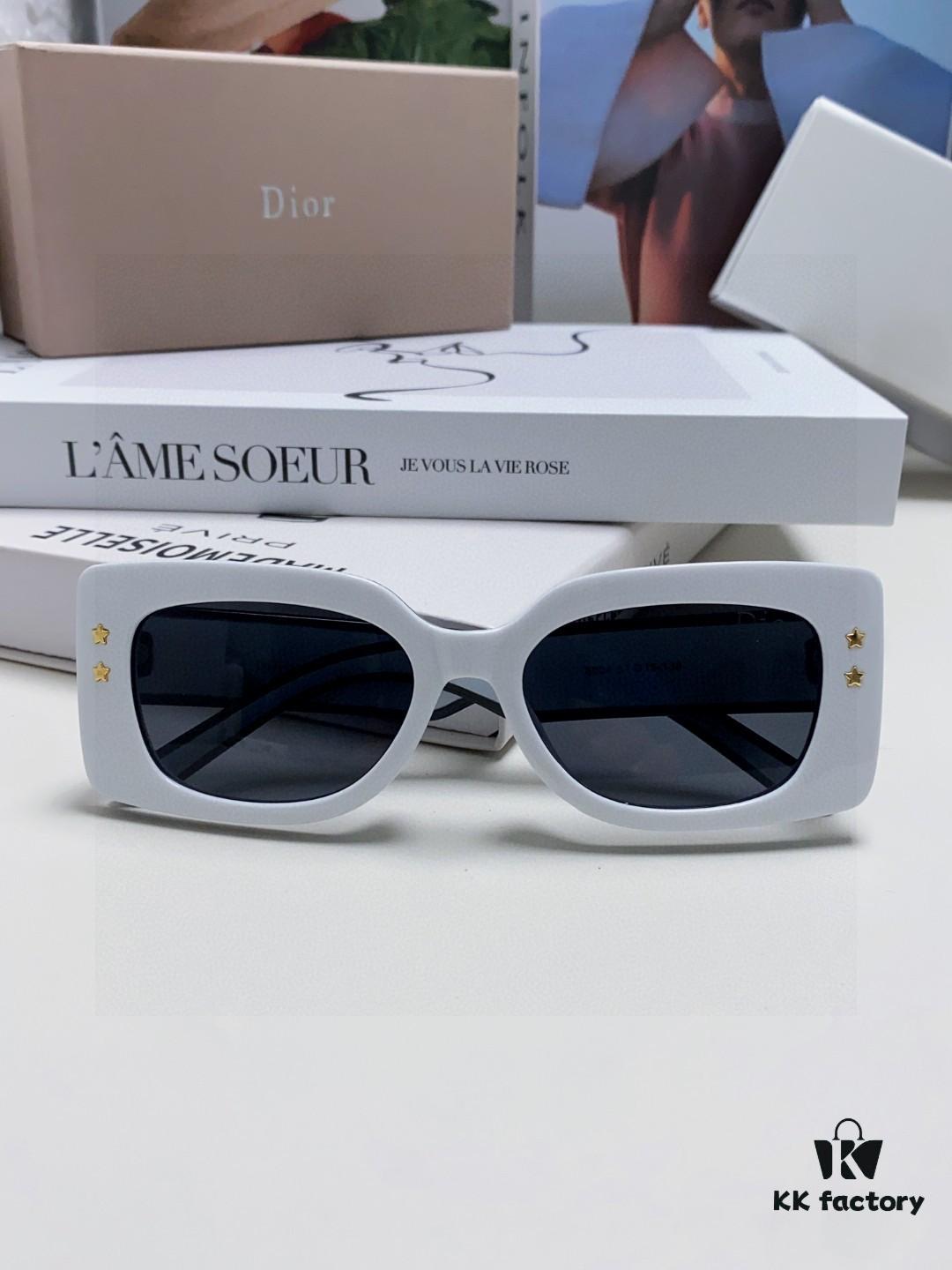 6931fe8c3a89a121ed54ea3b Dior DIORPACIFIC S1U Classic Two-Tone Sunglasses with Golden Star Hardware