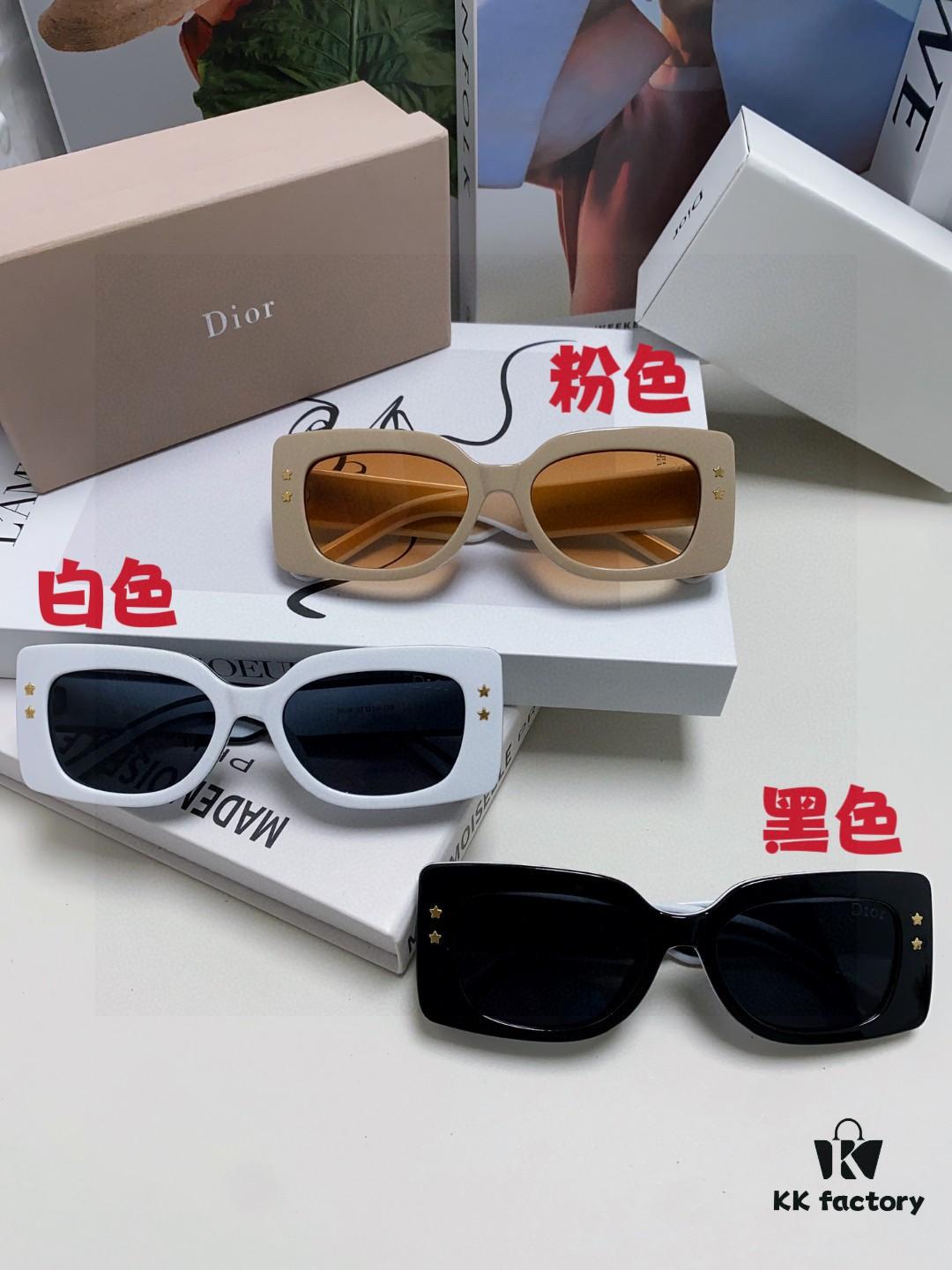 6931fe8d3a89a121ed54ea3e Dior DIORPACIFIC S1U Classic Two-Tone Sunglasses with Golden Star Hardware
