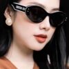 6931fe8e3a89a121ed54ea4b DIOR Cat-Eye Fashion Women's Sunglasses with Classic Two-Tone Design