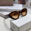 6931fe8f3a89a121ed54ea5e DIOR Cat-Eye Fashion Women's Sunglasses with Classic Two-Tone Design