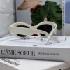 6931fe903a89a121ed54ea6e DIOR Cat-Eye Fashion Women's Sunglasses with Classic Two-Tone Design