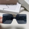 6931fe933a89a121ed54ea9b Dior 2025 New Arrival Mirror Lens Letter-Embossed Frameless Cut-Out Fashion Sunglasses for Women, Stylish Oversized Unisex Shades, Slimming European-American Design