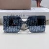 6931fe943a89a121ed54ea9e Dior 2025 New Arrival Mirror Lens Letter-Embossed Frameless Cut-Out Fashion Sunglasses for Women, Stylish Oversized Unisex Shades, Slimming European-American Design