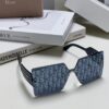 6931fe943a89a121ed54eaa0 Dior 2025 New Arrival Mirror Lens Letter-Embossed Frameless Cut-Out Fashion Sunglasses for Women, Stylish Oversized Unisex Shades, Slimming European-American Design