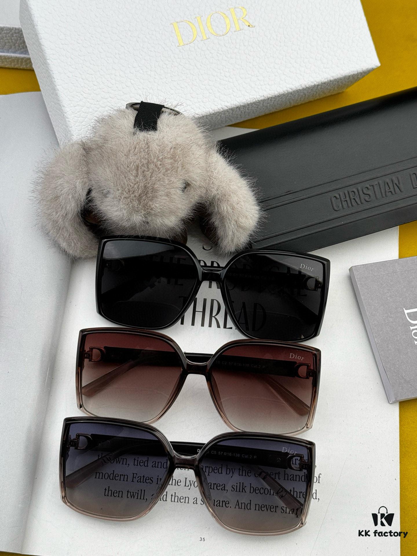 6931fe9a3a89a121ed54eaf1 DIOR 2025 New Arrival Trendy Fashion Square Sunglasses for Women, High-Definition Thick Polarized Lens, Comfortable Wear, Influencer Favorite Style 🕶️