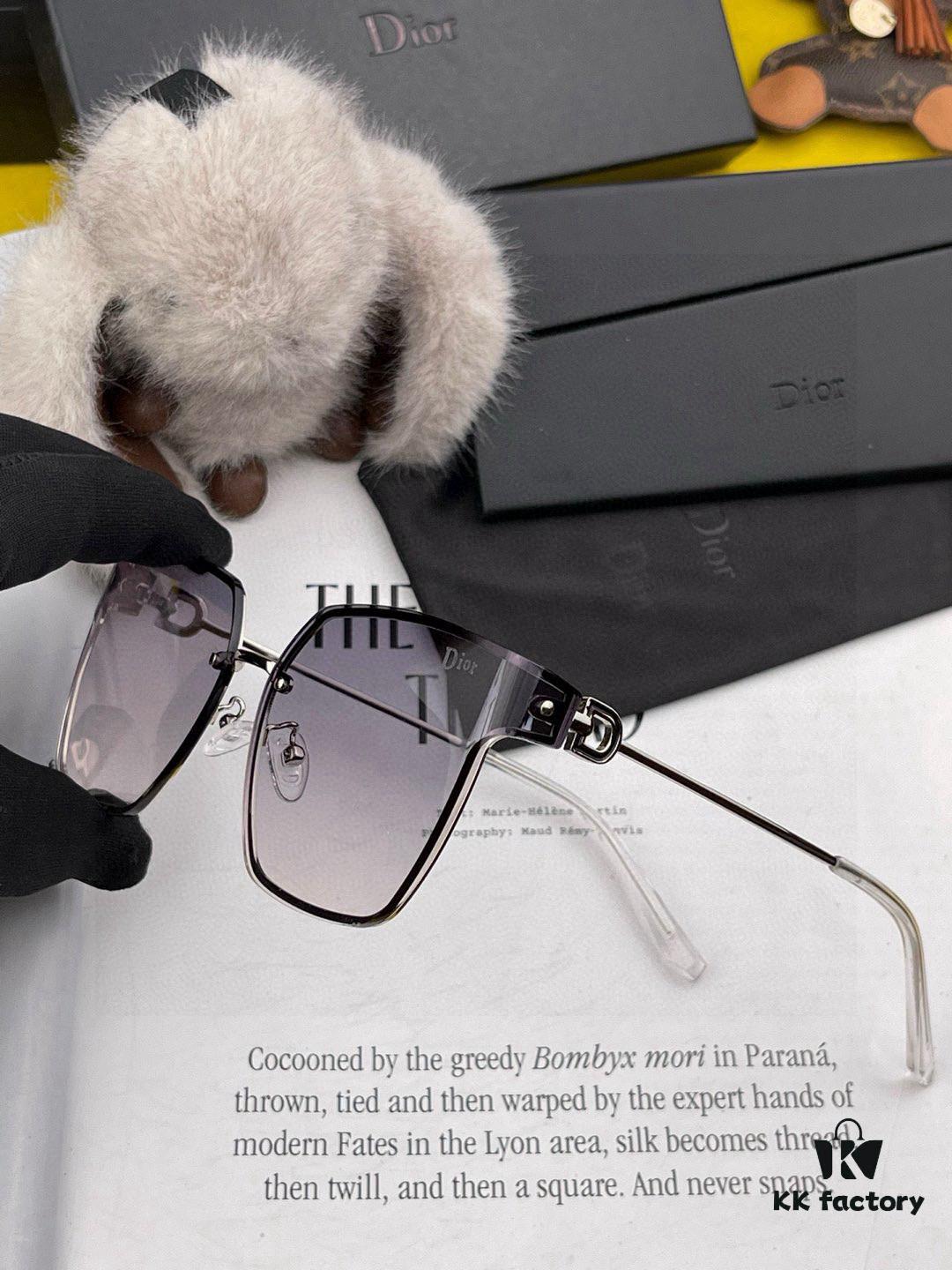 6931fe9a3a89a121ed54eaf5 DIOR Volcano ☔️ Fashion Frameless Sunglasses Lenses Top Luxury High Quality Women's Driving Sunglasses Model: CD05811