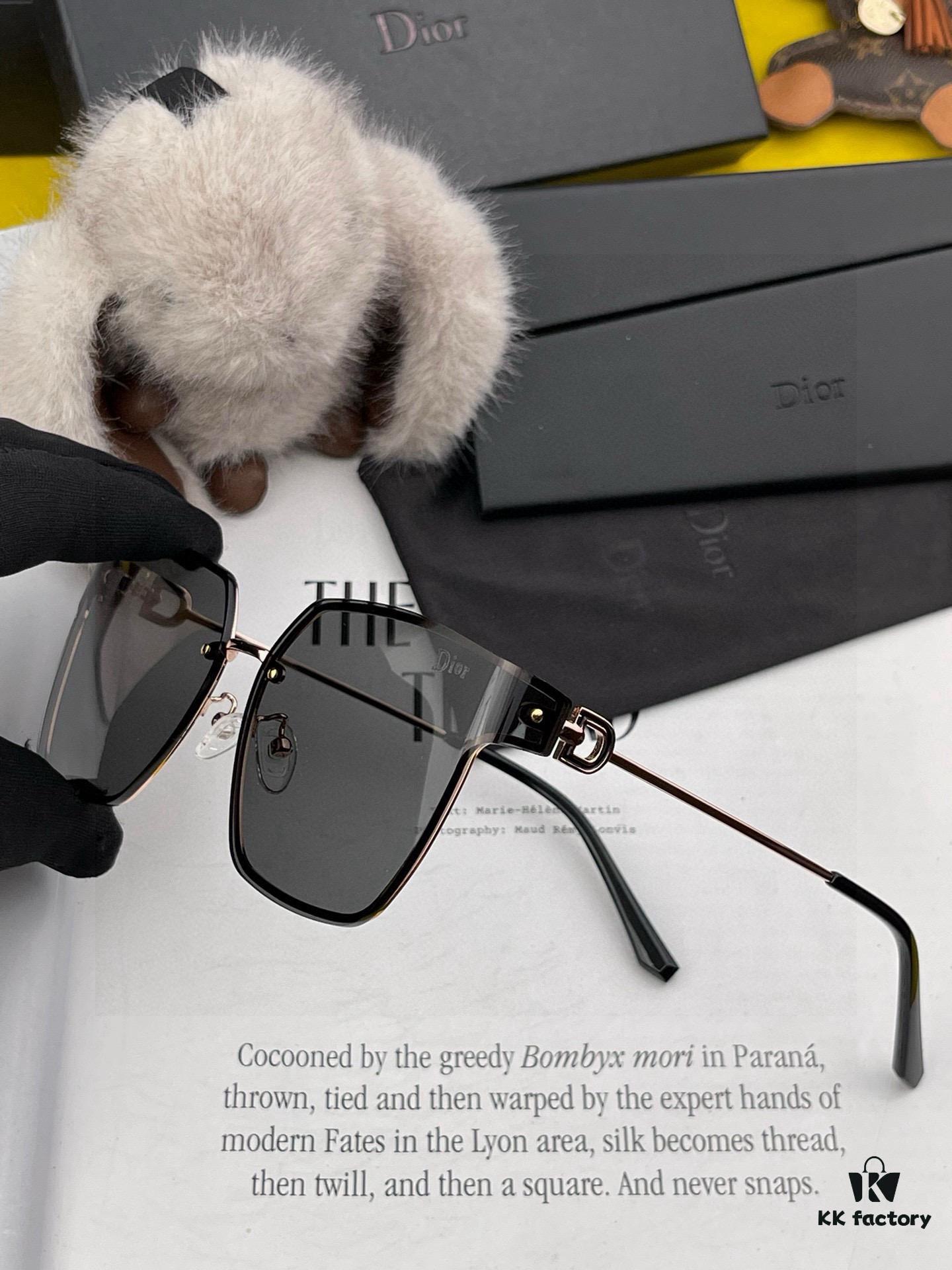 6931fe9a3a89a121ed54eaf6 DIOR Volcano ☔️ Fashion Frameless Sunglasses Lenses Top Luxury High Quality Women's Driving Sunglasses Model: CD05811
